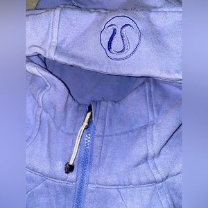 lululemon blue scuba size 2 full zip